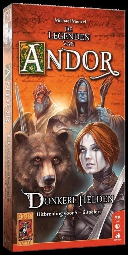 999 Games De Legenden Van Andor: Donkere Helden 5/6 Uitbreiding Bordspel 4 999 Games De Legenden Van Andor: Donkere Helden 5/6 Uitbreiding Bordspel - Afbeelding 4