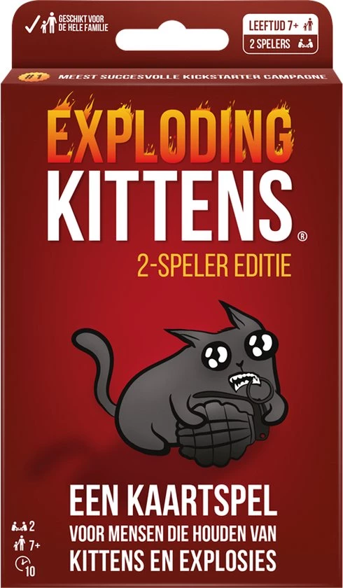 Exploding Kittens Voor 2 Spelers 2 Exploding Kittens Voor 2 Spelers - Afbeelding 2