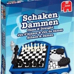 Jumbo Schaakspel En Damspel Reiseditie - Reisspel -Bordspellen Verkoopwinkel 515x840 1