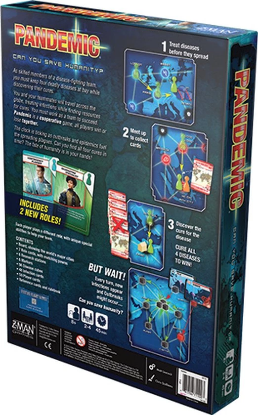 Z-Man Games Pandemic - Engelstalig Bordspel 6 Z-Man Games Pandemic - Engelstalig Bordspel - Afbeelding 6