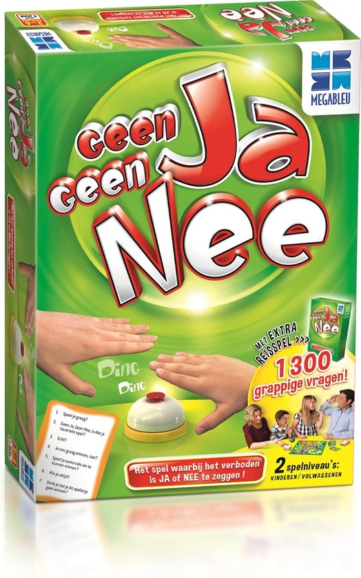 Megableu Geen Ja Geen Nee - Bordspellen - Gezelschapsspel Voor Familie - Reisspel Inbegrepen 7 Megableu Geen Ja Geen Nee - Bordspellen - Gezelschapsspel Voor Familie - Reisspel Inbegrepen - Afbeelding 7
