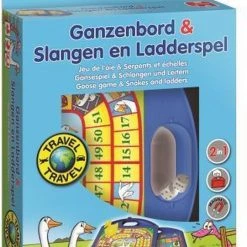 Jumbo Ganzenbord & Slang En Ladderspel Reiseditie -Bordspellen Verkoopwinkel 541x840 7