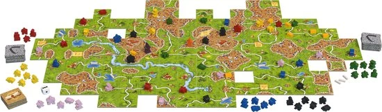 999 Games Carcassonne Big Box 3 Bordspel 6 999 Games Carcassonne Big Box 3 Bordspel - Afbeelding 6