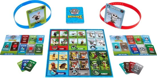 PAW Patrol - Pup - Bordspel - HedBanz Junior - Vragenspel - Nederlands-Frans Editie 3 PAW Patrol - Pup - Bordspel - HedBanz Junior - Vragenspel - Nederlands-Frans Editie - Afbeelding 3
