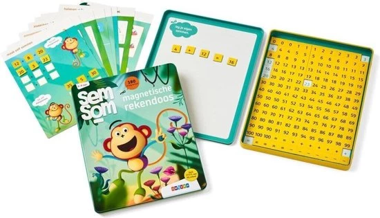 Zwijsen Semsom Edutainment - Semsom Magnetische Rekendoos 4 Zwijsen Semsom Edutainment - Semsom Magnetische Rekendoos - Afbeelding 4