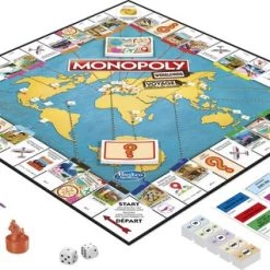 Monopoly Wereldreis - Bordspel (Belgische Editie NL+FR) -Bordspellen Verkoopwinkel 550x318 7