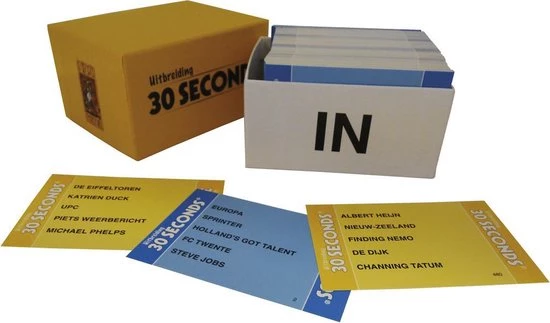 999 Games 30 Seconds ® Uitbreiding Bordspel 4 999 Games 30 Seconds ® Uitbreiding Bordspel - Afbeelding 4