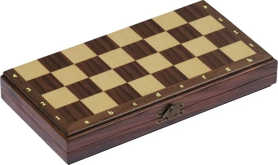 Goki Schaakbord Met Schuiven - Magnetisch 3 Goki Schaakbord Met Schuiven - Magnetisch - Afbeelding 3