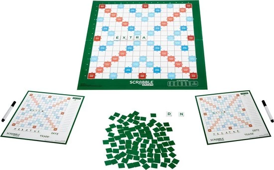 Mattel Games Scrabble Duplicate - Nederlandstalig 2 Mattel Games Scrabble Duplicate - Nederlandstalig - Afbeelding 2