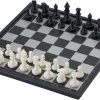 Longfield Reis Schaak Spel, Magnetisch, Opklapbaar. Afm. 24 X 24 Cm