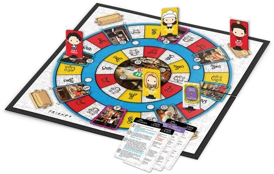 Warner Bros. Entertainment Friends - Race Naar Central Perk - Friends Tv Serie - Trivia - Bordspel - Familiespel 5 Warner Bros. Entertainment Friends - Race Naar Central Perk - Friends Tv Serie - Trivia - Bordspel - Familiespel - Afbeelding 5
