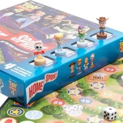 Disney Toy Story 4 Bordspel - 4 Mini Figuurtjes (Woody, Buzz, Bo Peep, Forky) -Bordspellen Verkoopwinkel 550x358 9