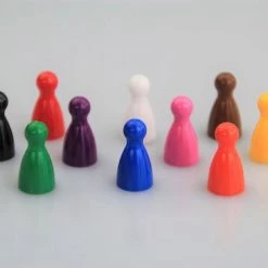 CombiCraft Pionnen - 10-kleurenmix - 100 Stuks