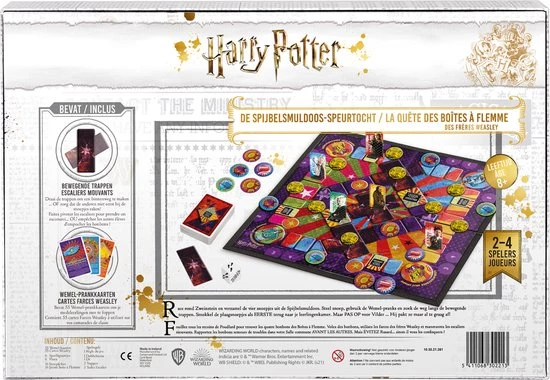 Wizarding World Of Harry Potter Harry Potter - De Spijbelsmuldoos-Speurtocht - Bordspel - Gezelsschapsspel - FR/NL 12 Wizarding World Of Harry Potter Harry Potter - De Spijbelsmuldoos-Speurtocht - Bordspel - Gezelsschapsspel - FR/NL - Afbeelding 12