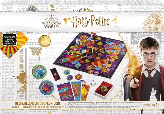 Wizarding World Of Harry Potter Harry Potter - De Spijbelsmuldoos-Speurtocht - Bordspel - Gezelsschapsspel - FR/NL 9 Wizarding World Of Harry Potter Harry Potter - De Spijbelsmuldoos-Speurtocht - Bordspel - Gezelsschapsspel - FR/NL - Afbeelding 9
