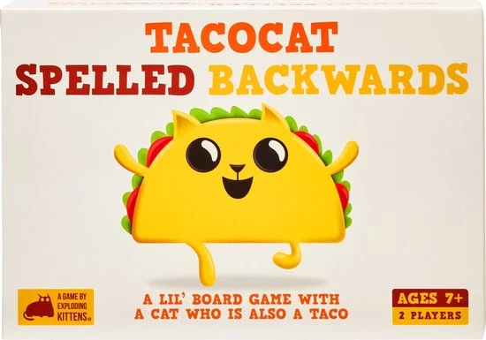 Exploding Kittens Tacocat Spelled Backwards - Bordspel 4 Exploding Kittens Tacocat Spelled Backwards - Bordspel - Afbeelding 4