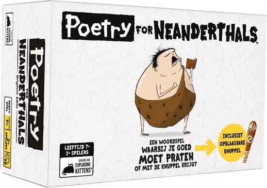 Exploding Kittens Poetry For Neanderthals - Nederlandstalig Kaartspel 7 Exploding Kittens Poetry For Neanderthals - Nederlandstalig Kaartspel - Afbeelding 7