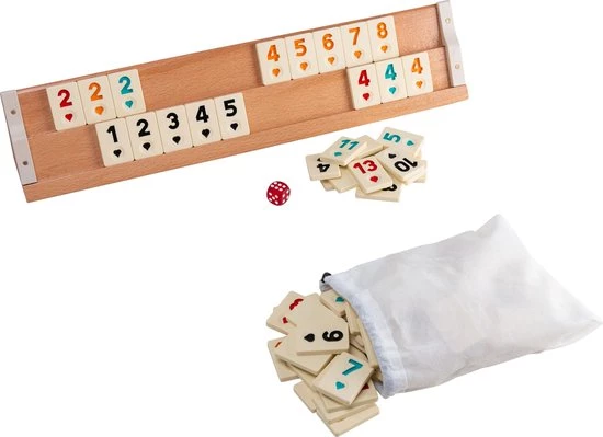 Star Rummikub - Rummy - Okey - Hout/Wood 3 Star Rummikub - Rummy - Okey - Hout/Wood - Afbeelding 3
