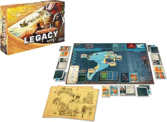 Z-Man Games Pandemic Legacy Seizoen 2 Yellow - Bordspel 3 Z-Man Games Pandemic Legacy Seizoen 2 Yellow - Bordspel - Afbeelding 3