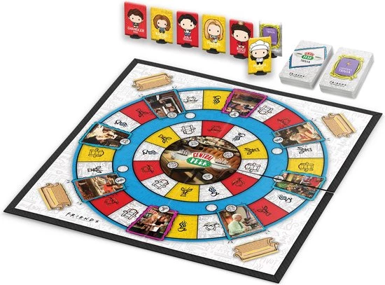 Warner Bros. Entertainment Friends - Race Naar Central Perk - Friends Tv Serie - Trivia - Bordspel - Familiespel 3 Warner Bros. Entertainment Friends - Race Naar Central Perk - Friends Tv Serie - Trivia - Bordspel - Familiespel - Afbeelding 3