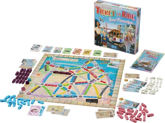 Days Of Wonder Ticket To Ride San Francisco - Bordspel 4 Days Of Wonder Ticket To Ride San Francisco - Bordspel - Afbeelding 4