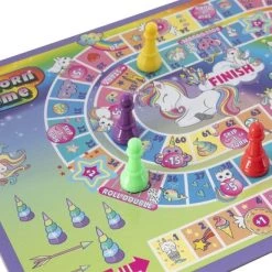 Grafix Unicorn Bordspel | Bordspel Voor Het Hele Gezin | Ganzenbord Variant Unicorn | Unicorn Speelgoed