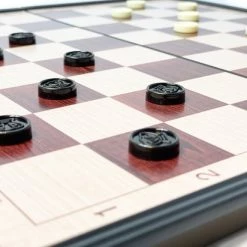 Magnetisch Schaak- En Dambord - Schaakstukken En Damstukken - Schaakspel - Damspel - Chess Set - Schaken - Dammen - Hout - Opklapbaar 12 Magnetisch Schaak- En Dambord - Schaakstukken En Damstukken - Schaakspel - Damspel - Chess Set - Schaken - Dammen - Hout - Opklapbaar -Bordspellen Verkoopwinkel 550x412 39