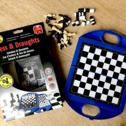 Jumbo Schaakspel En Damspel Reiseditie - Reisspel -Bordspellen Verkoopwinkel 550x412 50