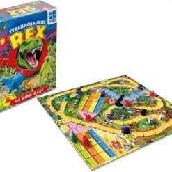 Megableu Tyrannosaurus-Rex - De Dino Race - Bordspel - Dinosaurus - Spannend Race Avontuur Tegen De Tyrannosaurus Rex
