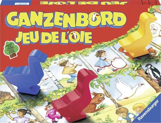 Ravensburger Ganzenbord Kinderspel - Bordspel 1 Ravensburger Ganzenbord Kinderspel - Bordspel