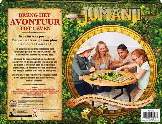Spin Master Jumanji Het Spel - Avonturenbordspel 3 Spin Master Jumanji Het Spel - Avonturenbordspel - Afbeelding 3