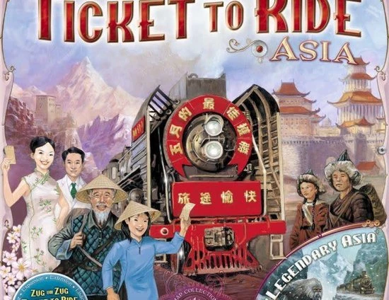 Days Of Wonder Ticket To Ride Asia - Uitbreiding - Bordspel 13 Days Of Wonder Ticket To Ride Asia - Uitbreiding - Bordspel - Afbeelding 13