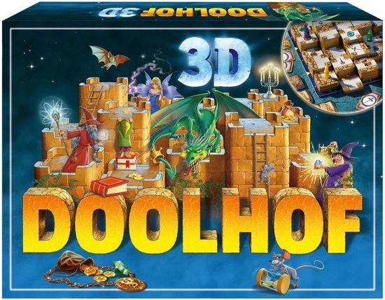 Ravensburger Doolhof 3D - Bordspel 1 Ravensburger Doolhof 3D - Bordspel