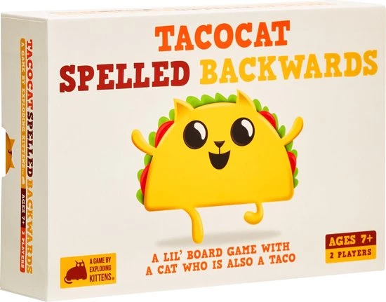 Exploding Kittens Tacocat Spelled Backwards - Bordspel 3 Exploding Kittens Tacocat Spelled Backwards - Bordspel - Afbeelding 3