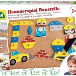 Lena Kinderspel Hamertje Tik Kurk/hout/metaal 64-delig
