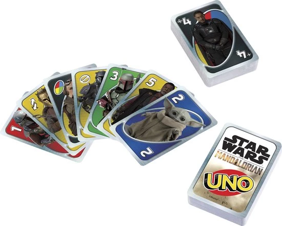 UNO Star Wars: The Mandalorian - Mattel Games - Kaartspel 2 UNO Star Wars: The Mandalorian - Mattel Games - Kaartspel - Afbeelding 2