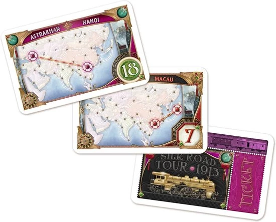 Days Of Wonder Ticket To Ride Asia - Uitbreiding - Bordspel 3 Days Of Wonder Ticket To Ride Asia - Uitbreiding - Bordspel - Afbeelding 3