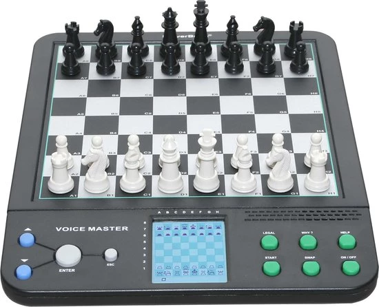 Merkloos Schaakcomputer | Electronisch Schaakbord | Magnetische Schaakstukken | 8 In 1 Computer | Schaakset | Schaakspel | Schaakles | Dammen | 4 Op Een Rij | Reversi 9 Merkloos Schaakcomputer | Electronisch Schaakbord | Magnetische Schaakstukken | 8 In 1 Computer | Schaakset | Schaakspel | Schaakles | Dammen | 4 Op Een Rij | Reversi - Afbeelding 9