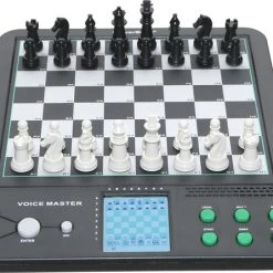 Shagam Elektronisch Schaakbord - Met Magnetische Schaakstukken - Schaakcomputer - 8 In 1 Computer - Schaakset - Schaakspel - Schaakles - Dammen - 4 Op Een Rij - Reversi -Bordspellen Verkoopwinkel 550x446 7