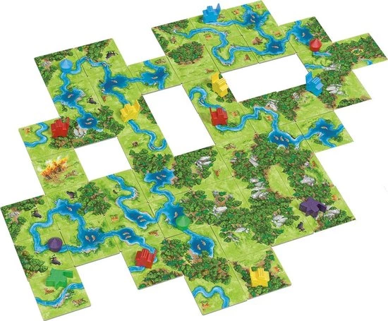 999 Games Carcassonne: Jagers & Verzamelaars Bordspel 2 999 Games Carcassonne: Jagers & Verzamelaars Bordspel - Afbeelding 2
