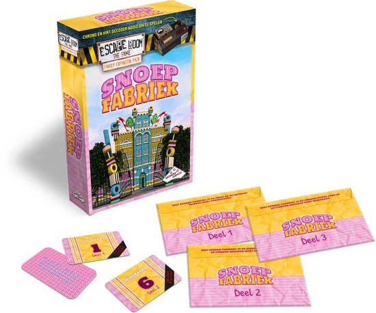 Identity Games Escape Room The Game Familie Uitbreiding: Snoepfabriek 2 Identity Games Escape Room The Game Familie Uitbreiding: Snoepfabriek - Afbeelding 2