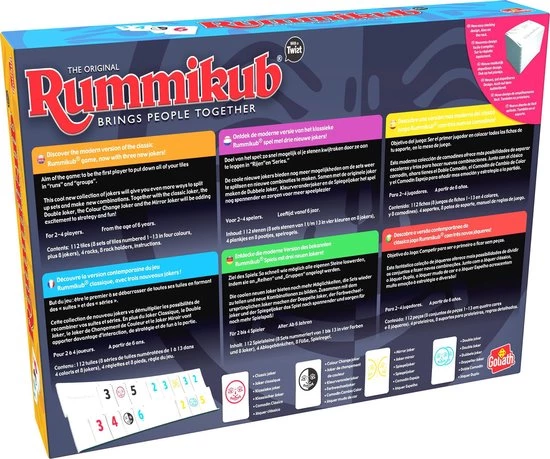 Goliath Rummikub Twist - Bordspel - Gezelschapsspel 4 Goliath Rummikub Twist - Bordspel - Gezelschapsspel - Afbeelding 4