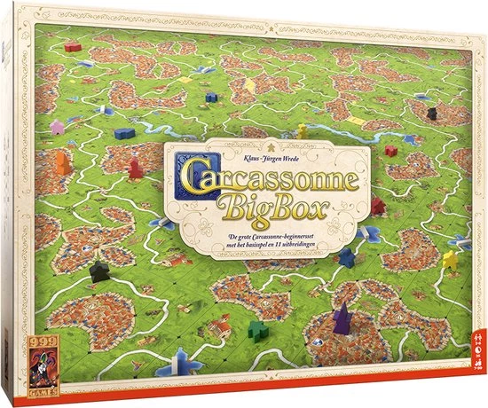 999 Games Carcassonne Big Box 3 Bordspel 1 999 Games Carcassonne Big Box 3 Bordspel