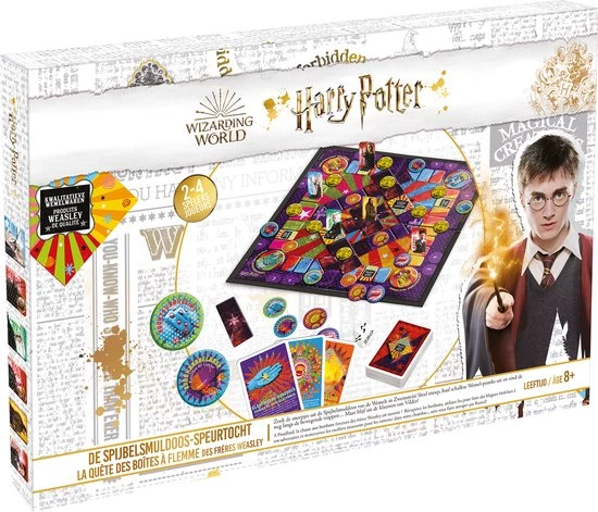 Wizarding World Of Harry Potter Harry Potter - De Spijbelsmuldoos-Speurtocht - Bordspel - Gezelsschapsspel - FR/NL 8 Wizarding World Of Harry Potter Harry Potter - De Spijbelsmuldoos-Speurtocht - Bordspel - Gezelsschapsspel - FR/NL - Afbeelding 8