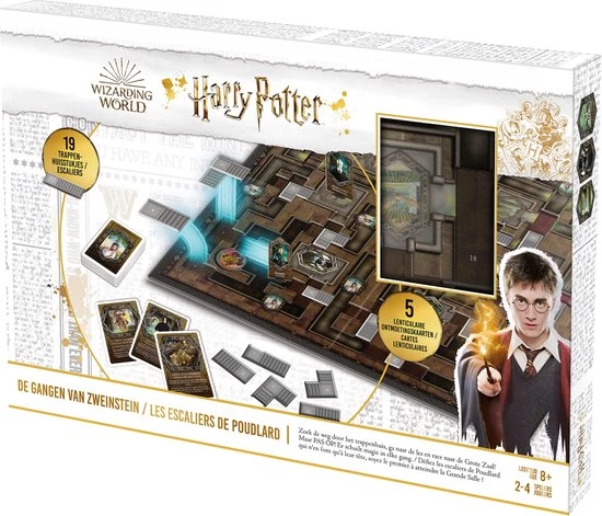 Wizarding World Of Harry Potter Harry Potter - Hogwarts Hallways - De Gangen Van Zweinstein - Bordspel - Gezelschapsspel 1 Wizarding World Of Harry Potter Harry Potter - Hogwarts Hallways - De Gangen Van Zweinstein - Bordspel - Gezelschapsspel