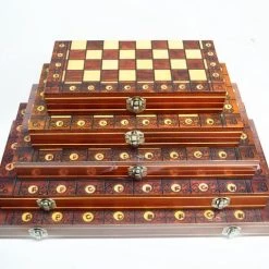 Shagam 3-in-1 Bordspel - 24 Cm - Magnetisch - Schaakbord - Dambord - Backgammon - Schaakspel - Schaakset - Schaken - Dammen - Met Schaakstukken - Chess - Hout - Opklapbaar -Bordspellen Verkoopwinkel 550x479 4