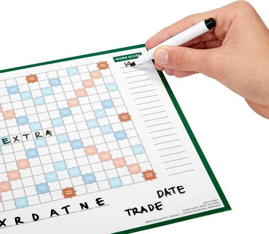 Mattel Games Scrabble Duplicate - Nederlandstalig 4 Mattel Games Scrabble Duplicate - Nederlandstalig - Afbeelding 4