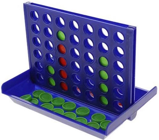 Toi-Toys Vier Op Een Rij - Reisspel - Mini - Pocket Spel - Schoencadeautjes - Schoenkado 4 Toi-Toys Vier Op Een Rij - Reisspel - Mini - Pocket Spel - Schoencadeautjes - Schoenkado - Afbeelding 4