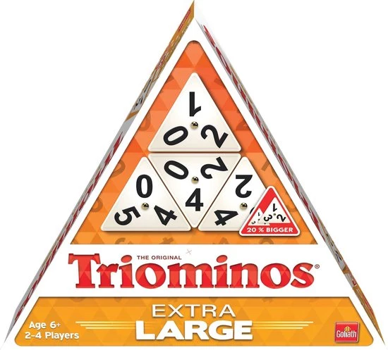 Goliath Triominos Extra Large - Bordspel 2 Goliath Triominos Extra Large - Bordspel - Afbeelding 2