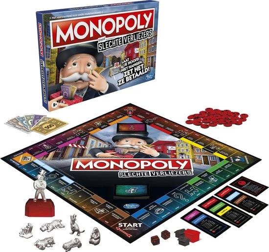 Monopoly Slechte Verliezers - Bordspel 13 Monopoly Slechte Verliezers - Bordspel - Afbeelding 13